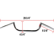 Prima Clubman Ace Handlebars (Chrome, 7/8); G400C