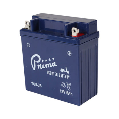Prima Gel Battery (YG5-3B); Stella Auto, Vespa P125X, P200E - view 2
