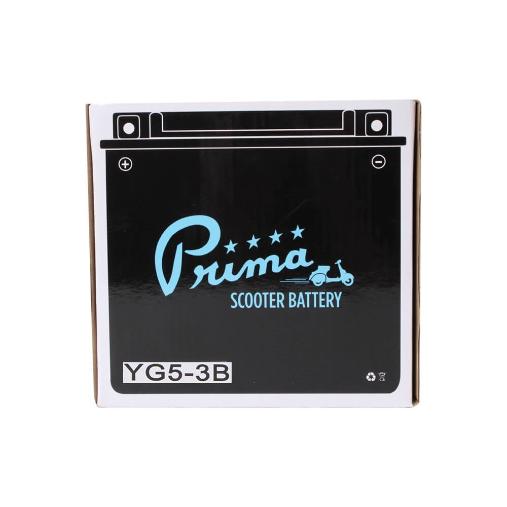 Prima Gel Battery (YG5-3B); Stella Auto, Vespa P125X, P200E - view 3