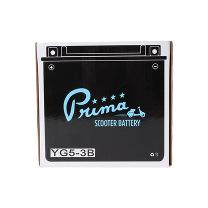 Prima Gel Battery (YG5-3B); Stella Auto, Vespa P125X, P200E - view 3