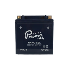 Prima Gel Battery (12V YG9L-B); Royal Alloy, G400C - view 2