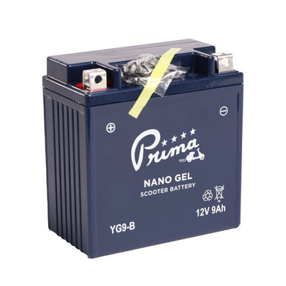 Prima YG9-B Gel Battery: YTX7A-BS / YT9B-BS Compatible - view 2