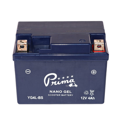Gel Battery (12V YG4L-BS); Genuine 50cc, Vespa ET2