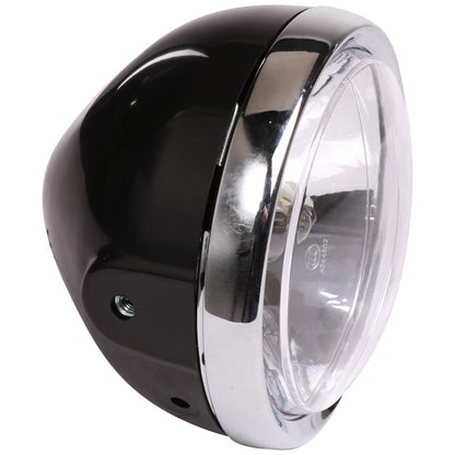 Motorcycle Headlight (Black Scrambler, H4); Genuine - view 2