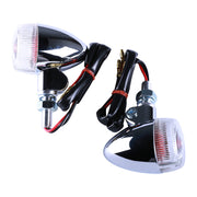 Turn Signal Pair (Chrome, Bullet, Clear Lens); G400C