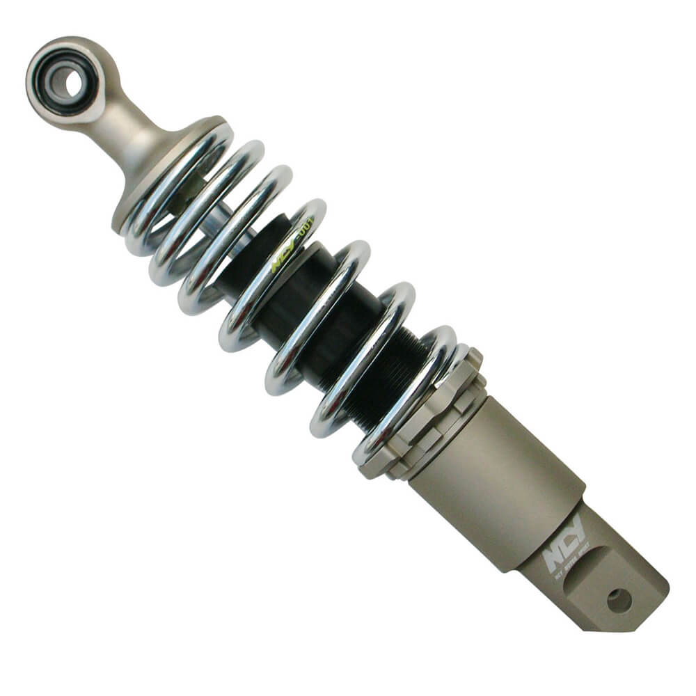 NCY Performance Shock (Rear, Chrome, 265mm); Honda Ruckus
