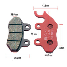 Prima Brake Pads (Front); Genuine Buddy 4T, RH Sport, SYM - view 2