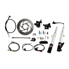 NCY Front End Kit (Silver Forks, No Rim); Honda Ruckus