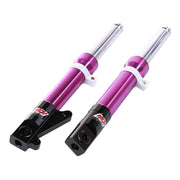 NCY Front End Kit (Purple Forks, No Rim); Honda Ruckus