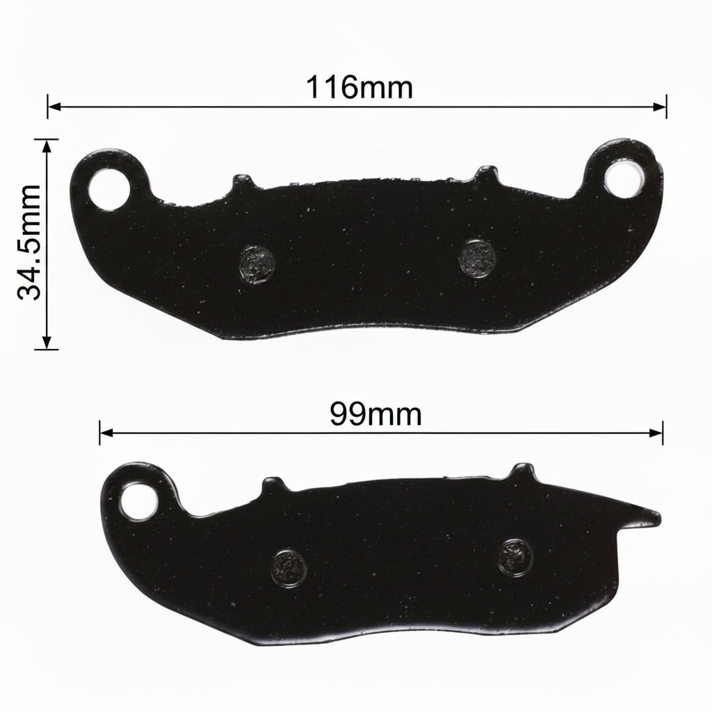 Niu Front Brake Pads; N;N-Sport;,NGT - view 2