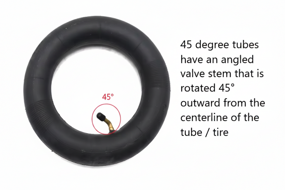 Green Line 10x2.0 - 10x2.125 Inner Tube - Angled Valve 45° - view 3