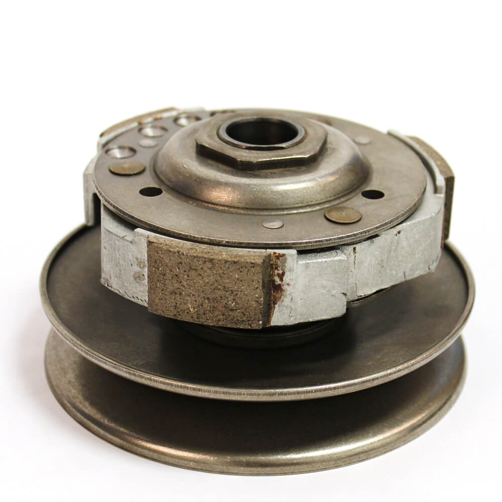 Clutch and Pulley Assembly (OEM, No Bell); GY6 - view 2