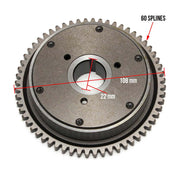 Scooterworks High Performance Starter Clutch (20 Sprag); GY6