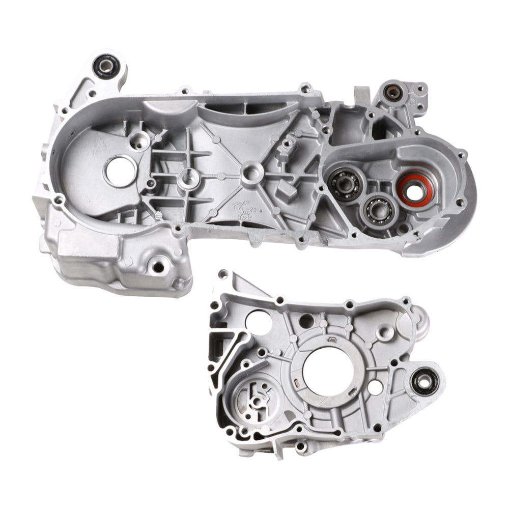 Blue Line GY6 Engine Case Assembly (Short): Complete - view 2