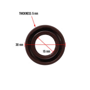 Right Crankcase Oil Seal (16.4×30×5); CSC go., QMB139 Scoote