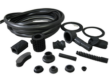 Basic Rubber Kit, Black, 17 Pcs