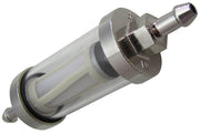 NCY In-line Fuel Filter (Long 1/4" Fittings)