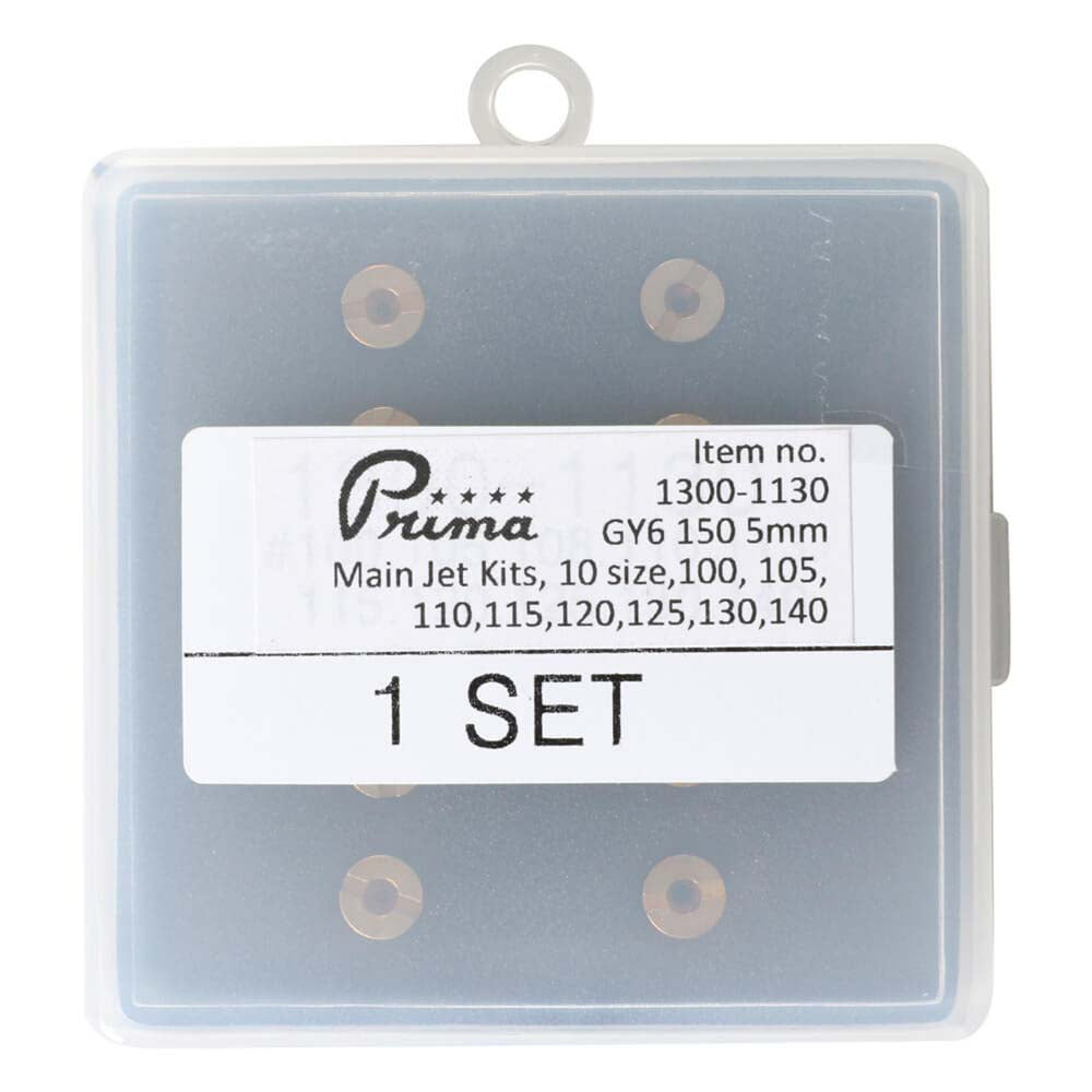 Prima CVK Main Jet Kit (5mm, 10 pieces); GY6 150 - view 2