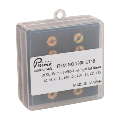 Prima Dellorto Main Jet Kit (6mm, 10 pcs); Zuma 50 2T - view 3