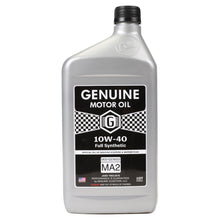 Genuine Motor Oil: 10W-40 JASO MA-2  Engine Oil; 1 Quart