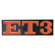 Emblem (rear) ;  ET3