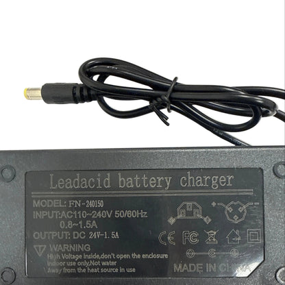 Universal Parts 24V, 1.5A Electric Battery Charger - view 3