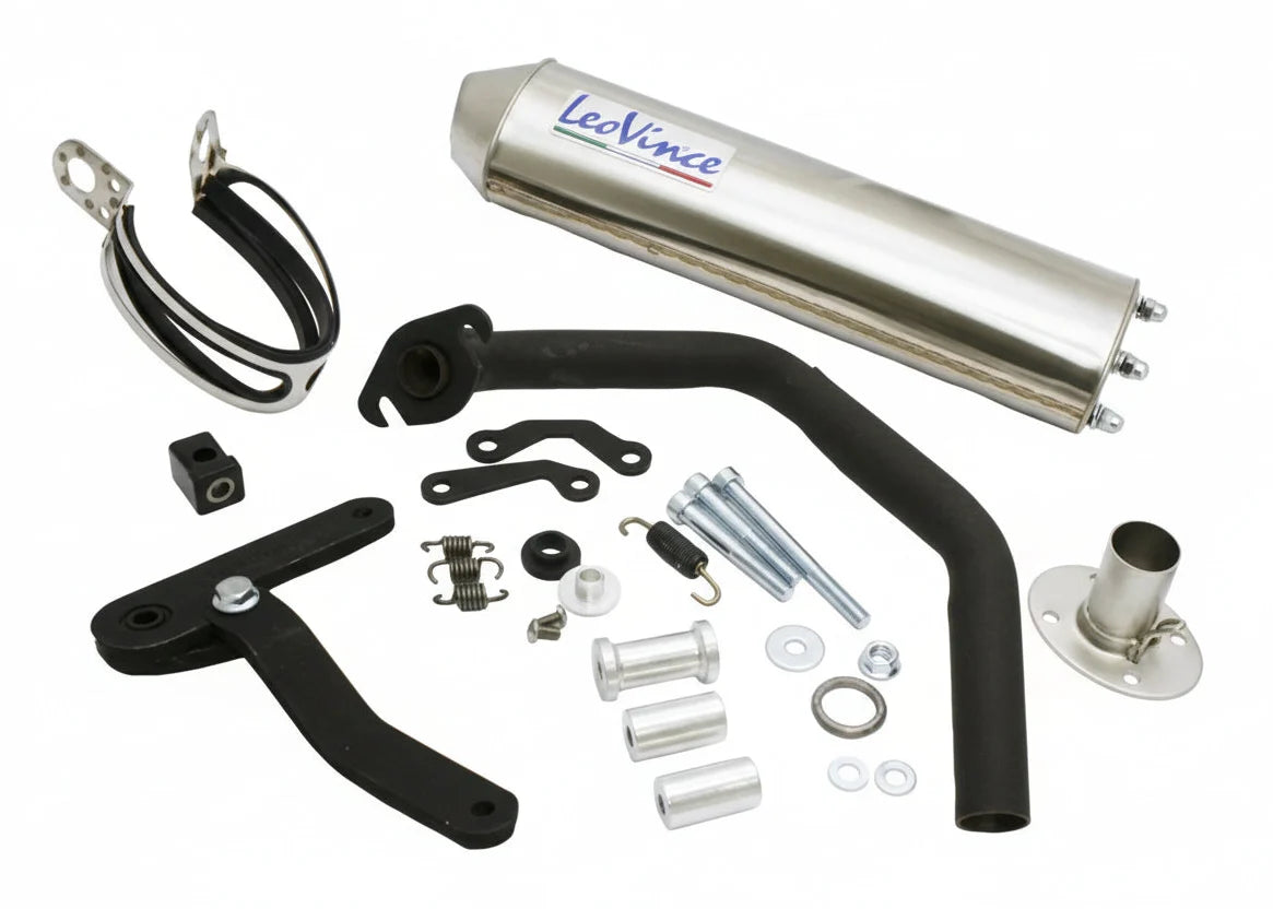 LeoVince HM Titan Racing Exhaust for QMB139 50cc - view 2