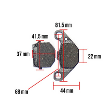 Prima Brake Pads; Piaggio, TGB, Roughhouse 2018+, Genze