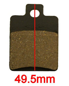 Universal Parts ATV Disc Brake Pad Set - view 2
