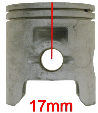 SSP-G 47mm Kymco 2-Stroke Big Bore Piston Kit - view 2