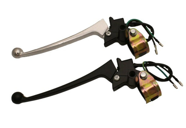 Brake Lever/Stop Switch Assembly with Mirror Mount