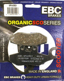 EBC Brakes SFA353 Scooter Brake Pads - view 2