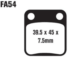 EBC Brakes SFA54 Scooter Brake Pads - view 2