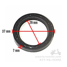 Rear Hub Oil seal (Early Sprint/Super, Smallframe) - view 2