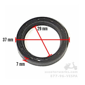 Rear Hub Oil seal (Early Sprint/Super, Smallframe) - view 2