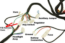 Universal Parts Complete GY6 Scooter Wire Harness - view 2