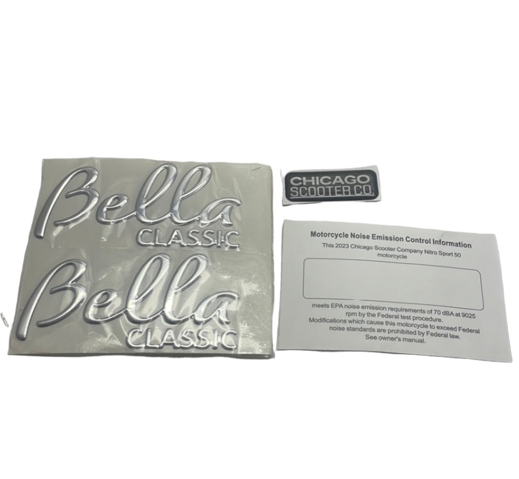 Complete Decal Set; CSC Bella