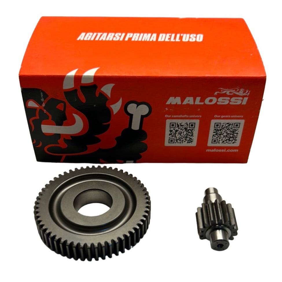 Malossi Secondary Gear Set (15x55); Vespa, Piaggio 4T 50cc F - view 2