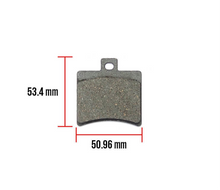 Brake Pads (50.96 x 53.4 x 9.5mm) ; Aprilia, Genuine - view 2