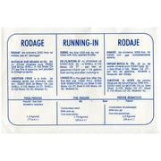 Running In Decal (Blue); VSC