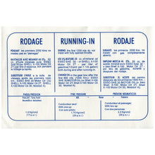 Running In Decal (Blue); VSC
