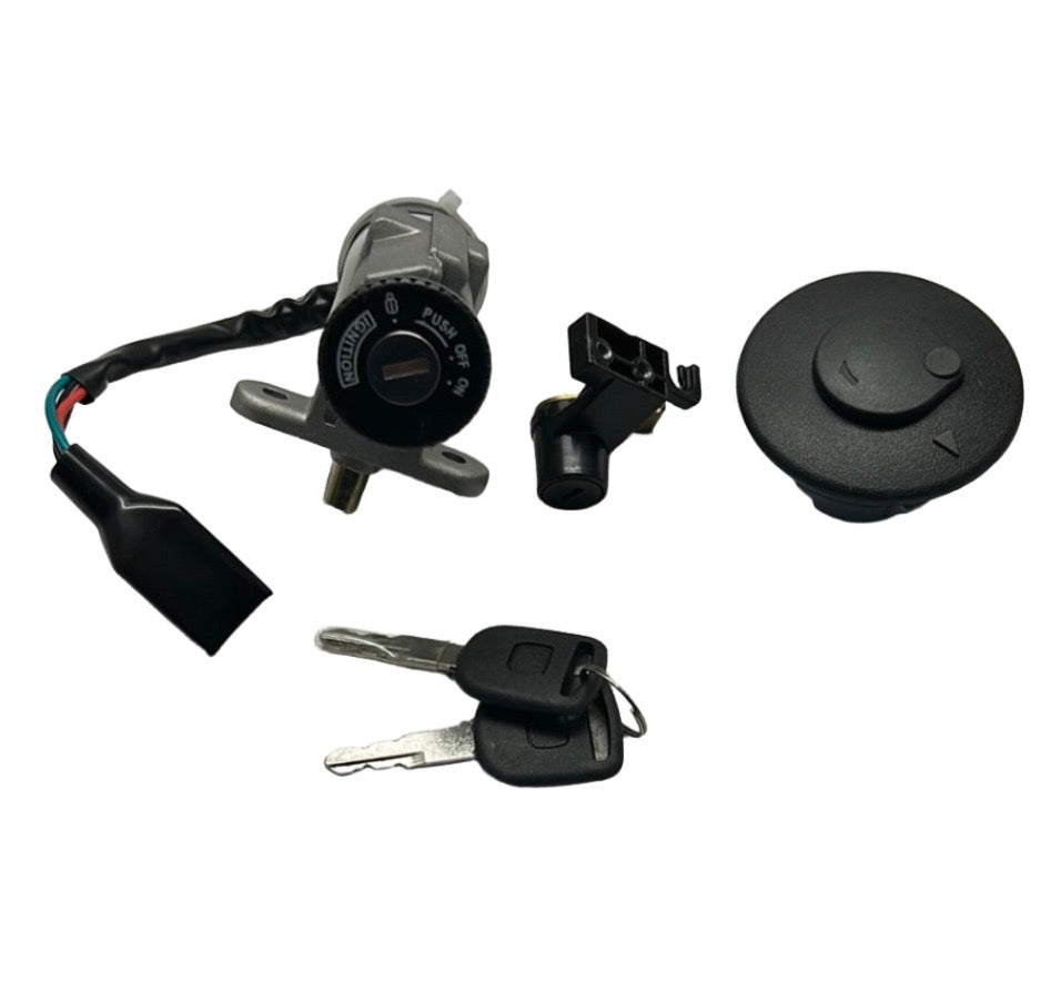 Lock and Ignition Set with Keys and Fuel Cap; CSC Pug - view 2
