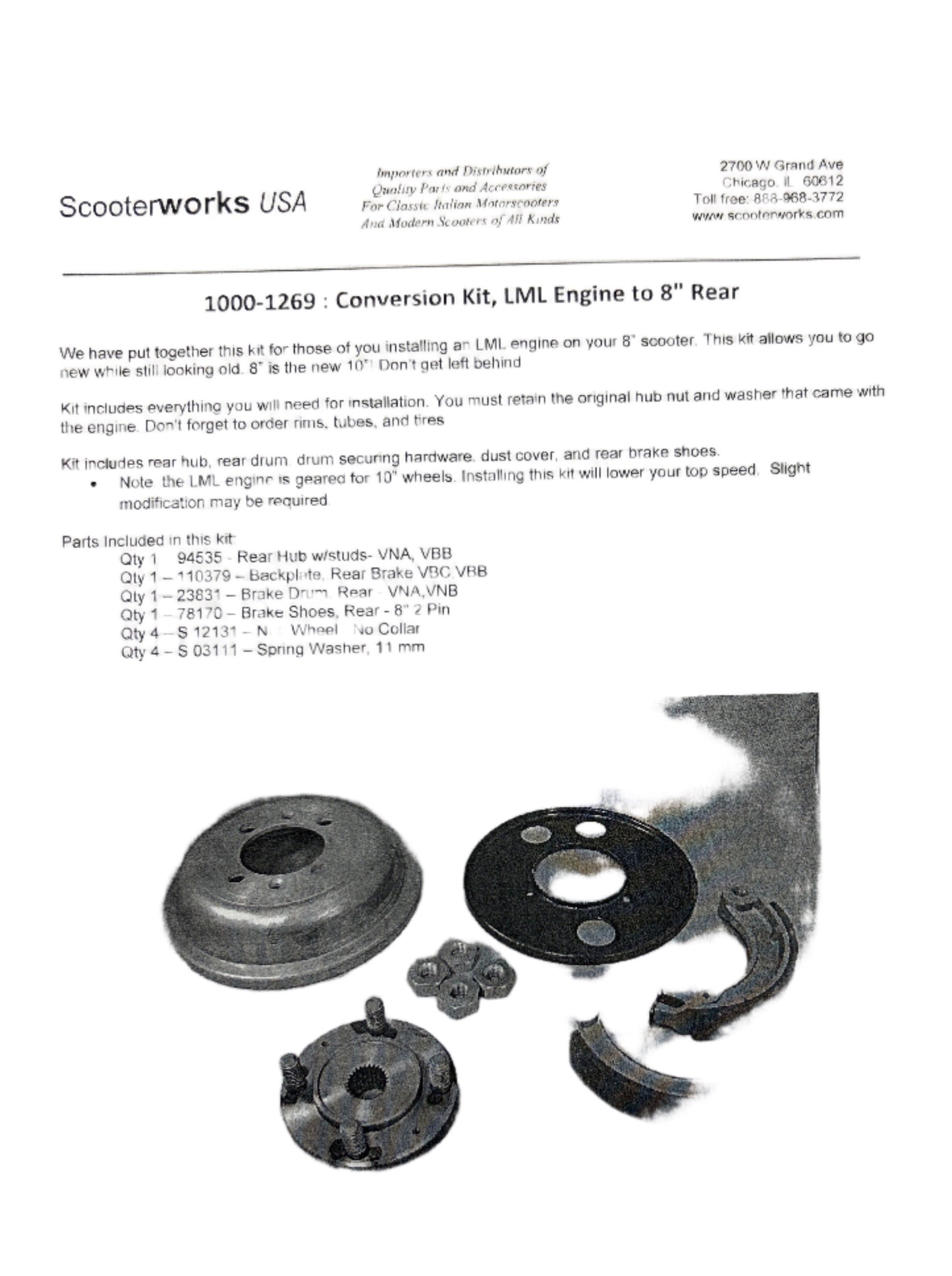 Spec Sheet for 1000-1269