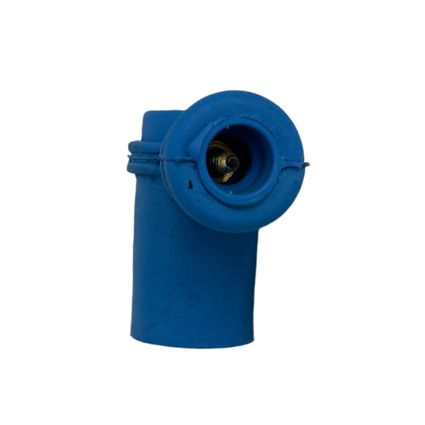 Polini Spark Plug Boot (Short, Blue); Universal
