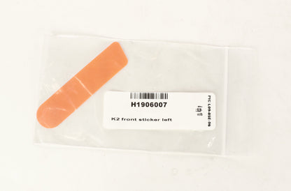 NIU Left Front Reflector Decal; NIU KQi2