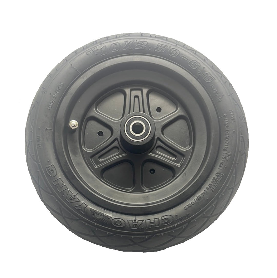 Front Rim and Tire with Valve Stem and Cap; Genuine Chase