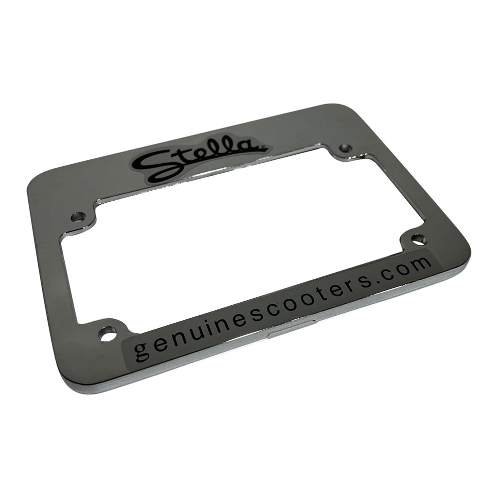 Chrome License Plate Holder; Stella - view 2
