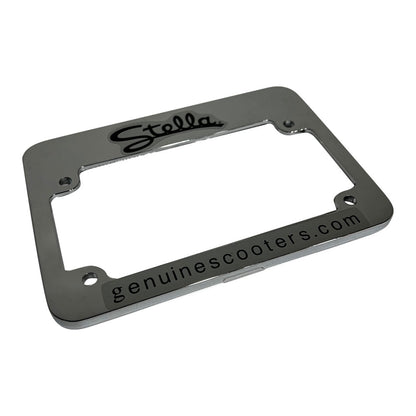 Chrome License Plate Holder; Stella - view 2