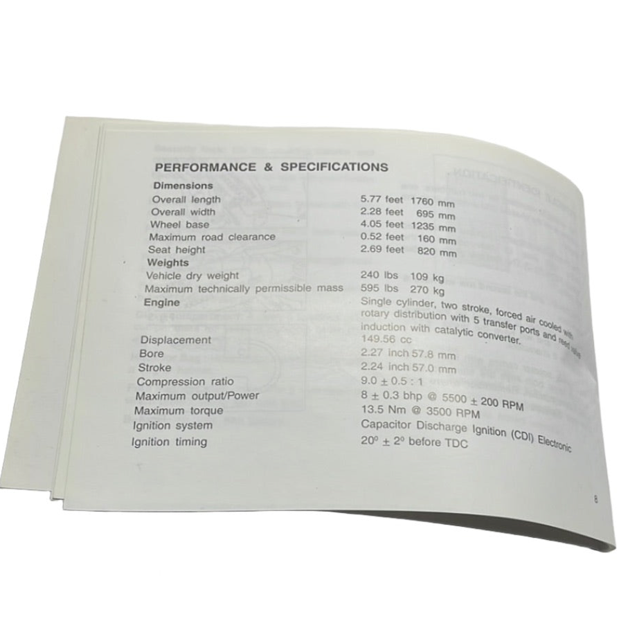 Genuine Stella 2T Owner's Manual - view 2