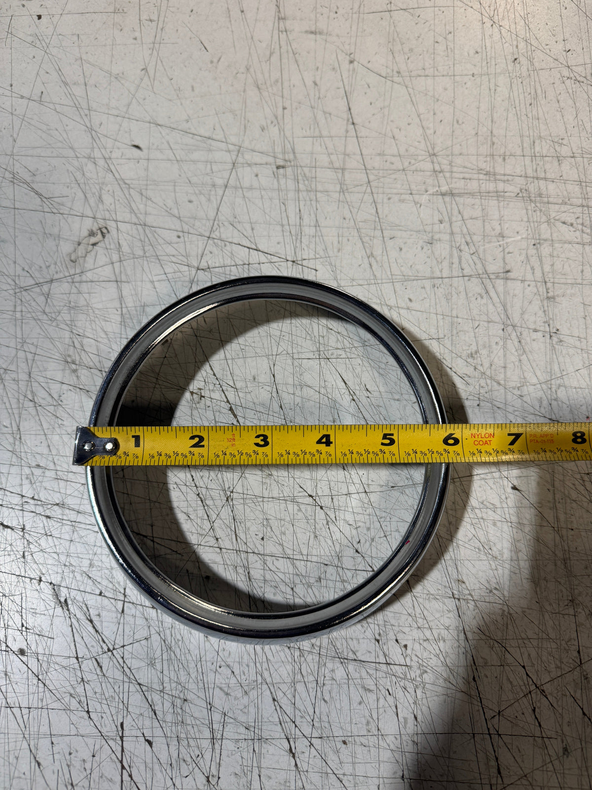 Headlamp Bezel (OEM, Chrome) 70's US Vespa - view 4